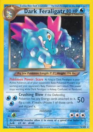 Dark Feraligatr (5/105) [Neo Destiny Unlimited] Pokémon