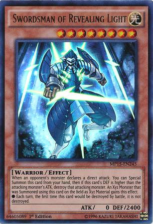 Swordsman of Revealing Light [MP15-EN245] Ultra Rare Yu-Gi-Oh!