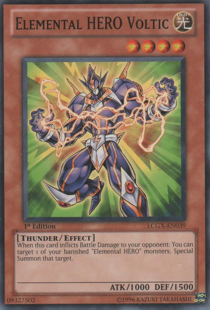 Elemental HERO Voltic [LCGX-EN039] Common Yu-Gi-Oh!