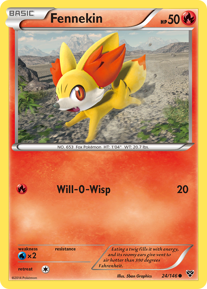 Fennekin (24/146) [XY: Base Set] Pokémon