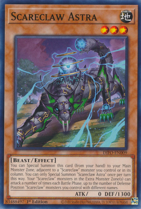 Scareclaw Astra [DIFO-EN009] Common Yu-Gi-Oh!