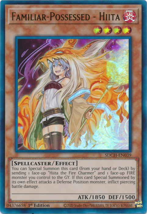 Familiar-Possessed - Hiita (Alternate Art) [SDCH-EN039] Ultra Rare Yu-Gi-Oh!