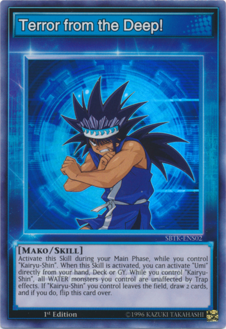 Terror from the Deep! [SBTK-ENS02] Super Rare Yu-Gi-Oh!