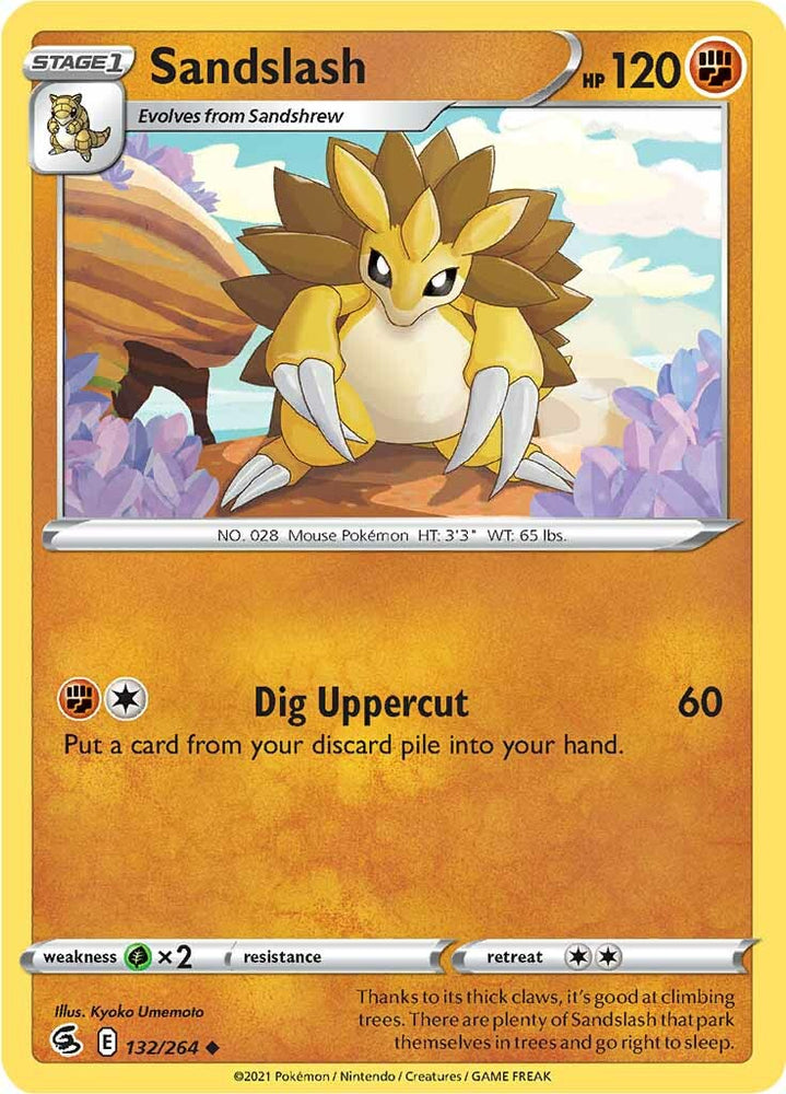 Sandslash (132/264) [Sword & Shield: Fusion Strike] Pokémon
