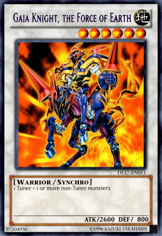 Gaia Knight, the Force of Earth (Purple) [DL17-EN011] Rare Yu-Gi-Oh!