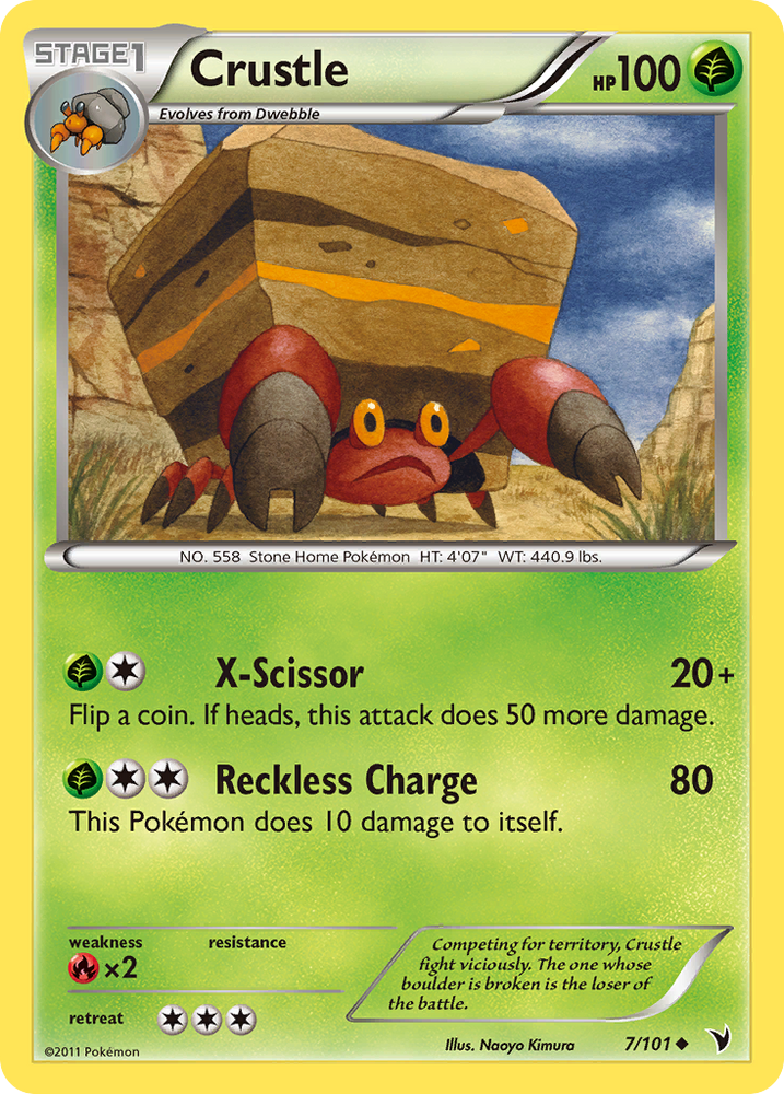Crustle (7/101) [Black & White: Noble Victories] Pokémon