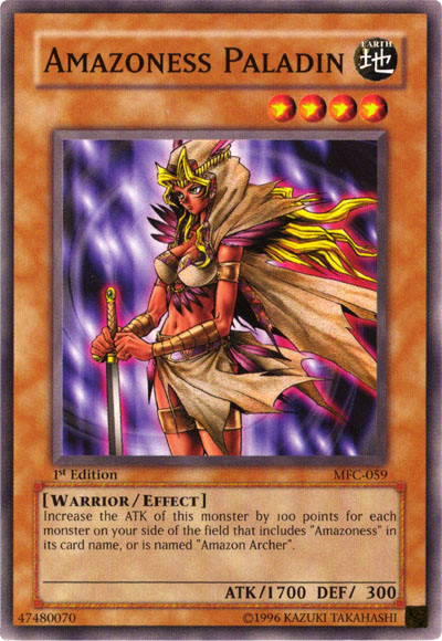 Amazoness Paladin [MFC-059] Common Yu-Gi-Oh!