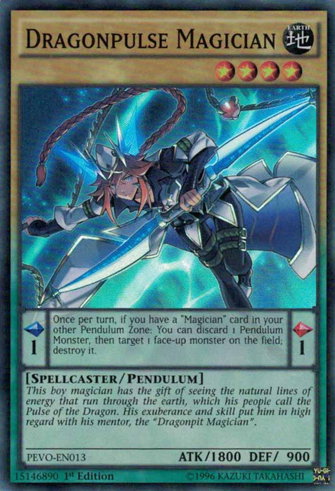 Dragonpulse Magician [PEVO-EN013] Super Rare Yu-Gi-Oh!