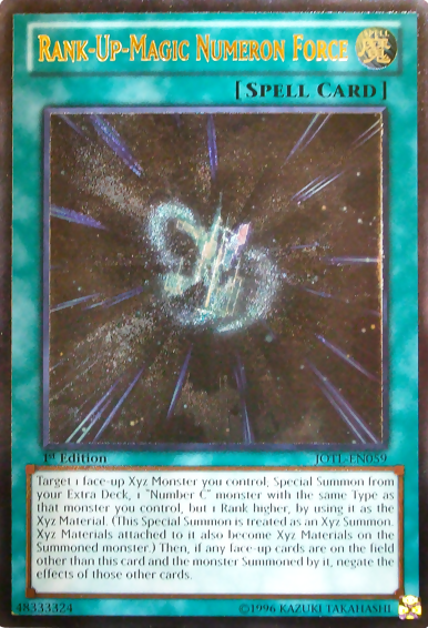 Rank-Up-Magic Numeron Force (UTR) [JOTL-EN059] Ultimate Rare Yu-Gi-Oh!