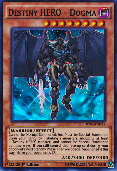 Destiny HERO - Dogma [DESO-EN011] Super Rare Yu-Gi-Oh!