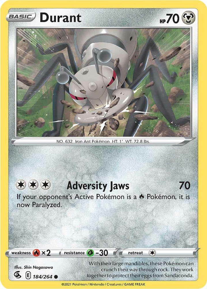 Durant (184/264) [Sword & Shield: Fusion Strike] Pokémon