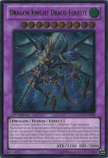 Dragon Knight Draco-Equiste [DREV-EN038] Ultimate Rare Yu-Gi-Oh!