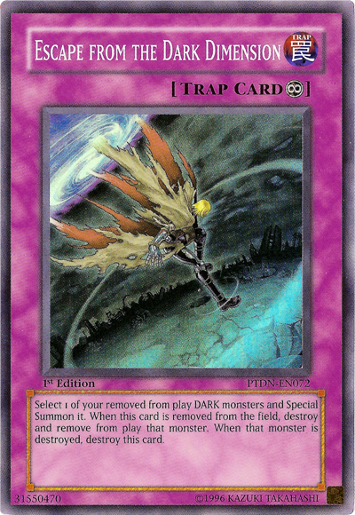 Escape from the Dark Dimension [PTDN-EN072] Super Rare Yu-Gi-Oh!