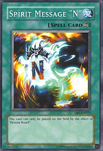 Spirit Message "N" [DB2-EN023] Common Yu-Gi-Oh!