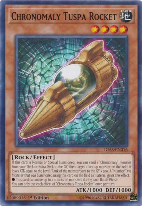 Chronomaly Tuspa Rocket [IGAS-EN016] Common Yu-Gi-Oh!