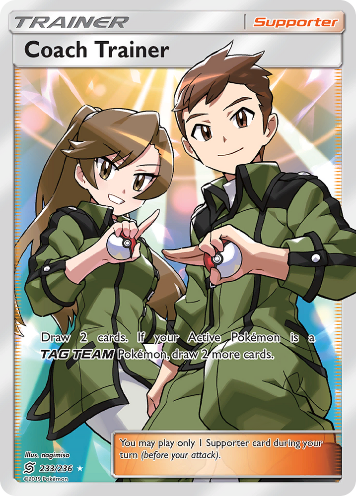 Coach Trainer (233/236) [Sun & Moon: Unified Minds] Pokémon