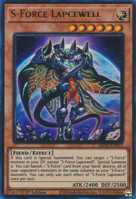 S-Force Lapcewell [MP23-EN012] Ultra Rare Yu-Gi-Oh!
