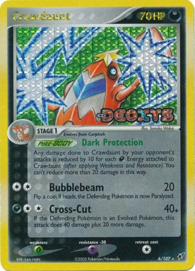 Crawdaunt (6/107) (Stamped) [EX: Deoxys] Pokémon