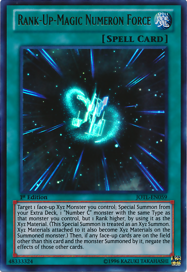 Rank-Up-Magic Numeron Force [JOTL-EN059] Ultra Rare Yu-Gi-Oh!