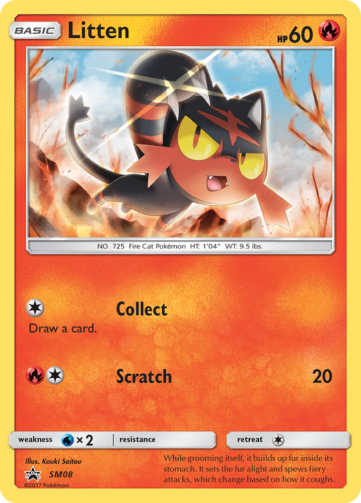 Litten (SM08) [Sun & Moon: Black Star Promos] Pokémon