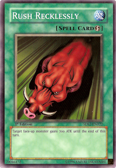 Rush Recklessly [5DS2-EN022] Common Yu-Gi-Oh!