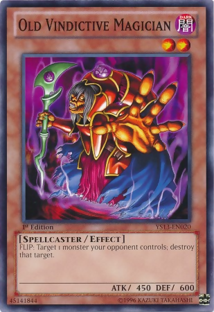 Old Vindictive Magician [YS13-EN020] Common Yu-Gi-Oh!
