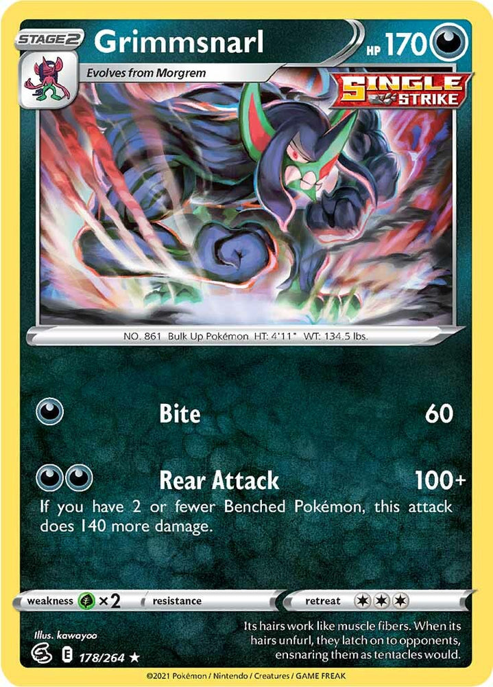 Grimmsnarl (178/264) [Sword & Shield: Fusion Strike] Pokémon