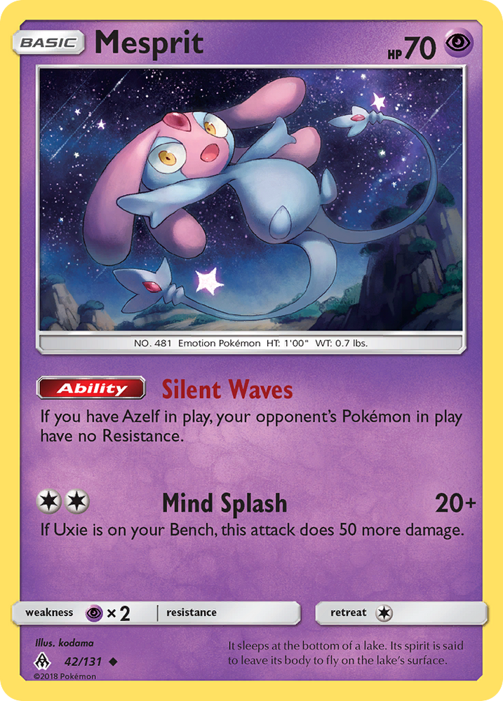 Mesprit (42/131) [Sun & Moon: Forbidden Light] Pokémon