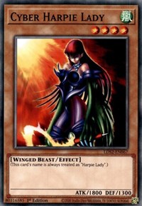 Cyber Harpie Lady [LDS2-EN067] Common Yu-Gi-Oh!