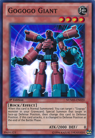 Gogogo Giant [NUMH-EN020] Super Rare Yu-Gi-Oh!