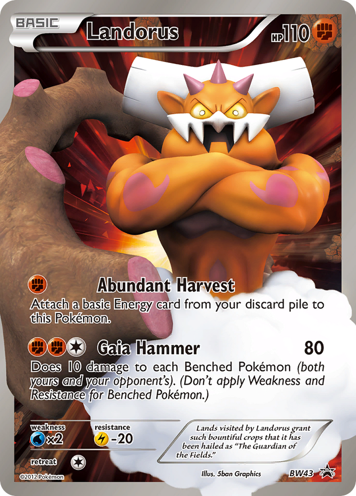 Landorus (BW43) [Black & White: Black Star Promos] Pokémon