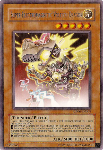 Super-Electromagnetic Voltech Dragon [CP06-EN008] Rare Yu-Gi-Oh!