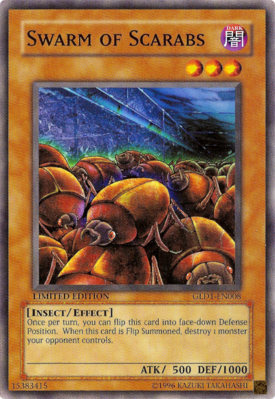 Swarm of Scarabs [GLD1-EN008] Common Yu-Gi-Oh!