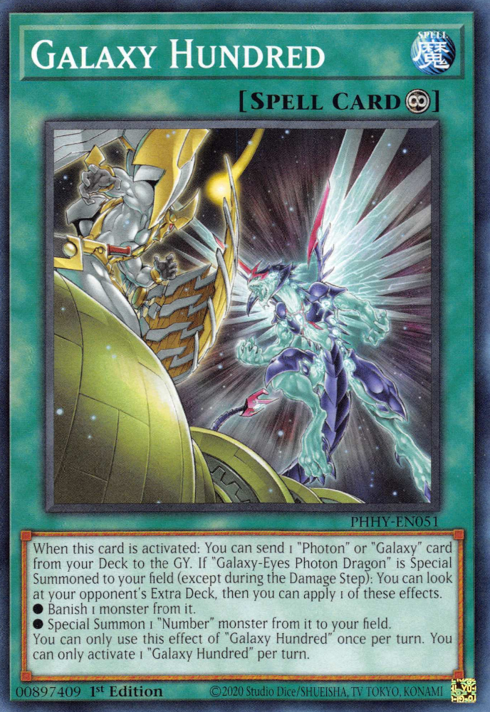 Galaxy Hundred [PHHY-EN051] Common Yu-Gi-Oh!