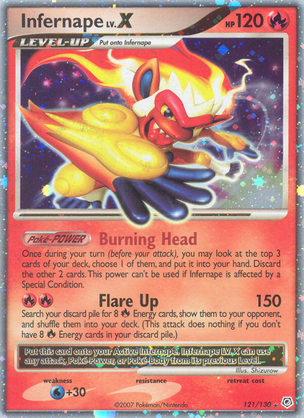 Infernape LV.X (121/130) [Diamond & Pearl: Base Set] Pokémon