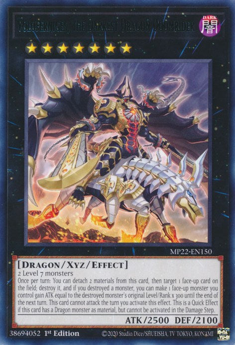 Voloferniges, the Darkest Dragon Doomrider [MP22-EN150] Rare Yu-Gi-Oh!