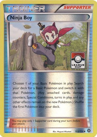 Ninja Boy (103/114) (League Promo) [XY: Steam Siege] Pokémon