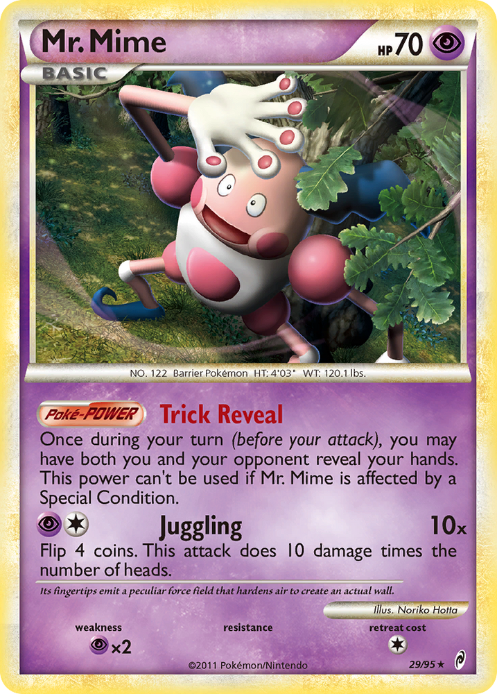 Mr. Mime (29/95) [HeartGold & SoulSilver: Call of Legends] Pokémon