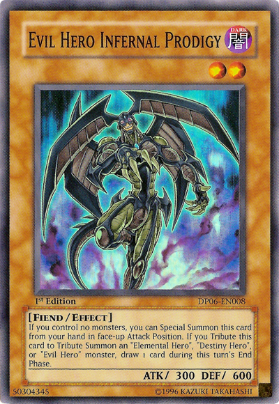 Evil Hero Infernal Prodigy [DP06-EN008] Super Rare Yu-Gi-Oh!