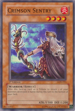 Crimson Sentry [LON-033] Common Yu-Gi-Oh!