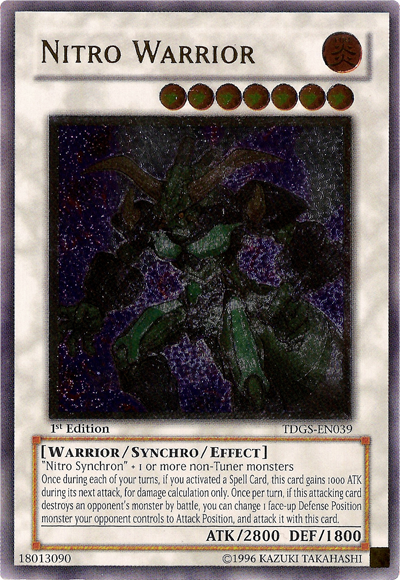 Nitro Warrior [TDGS-EN039] Ultimate Rare Yu-Gi-Oh!