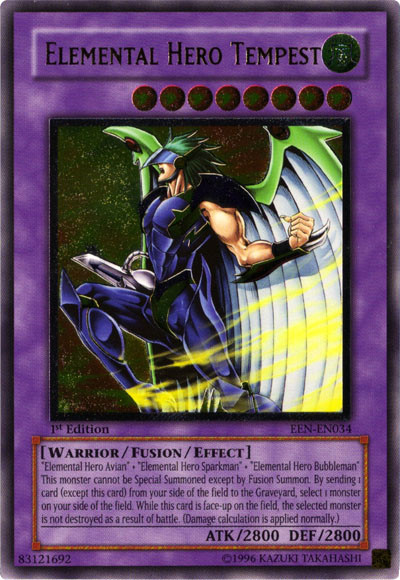 Elemental Hero Tempest [EEN-EN034] Ultimate Rare Yu-Gi-Oh!