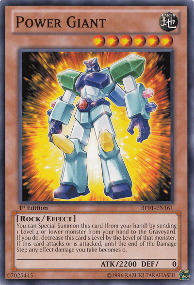 Power Giant [BP01-EN161] Common Yu-Gi-Oh!