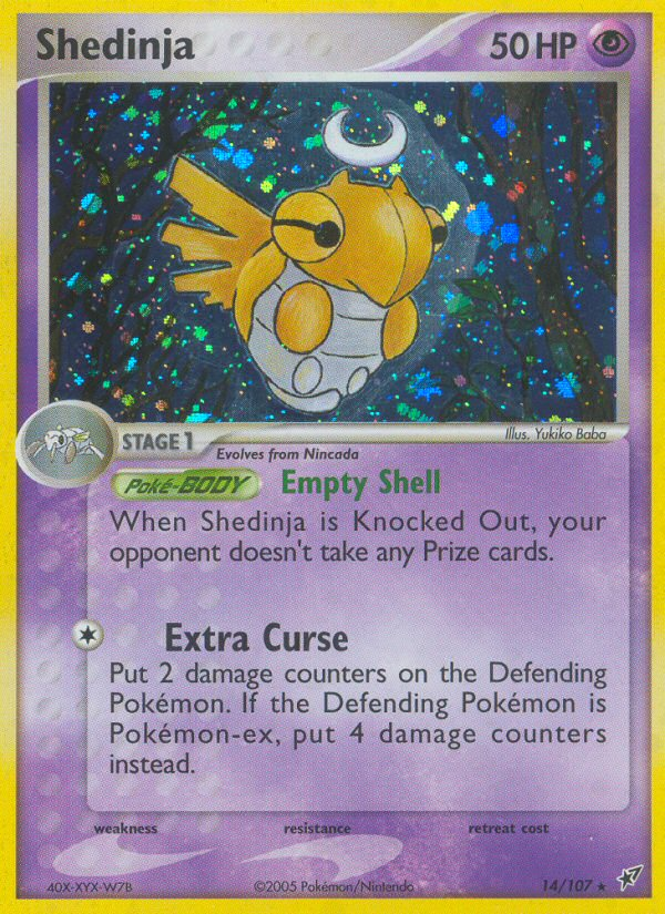 Shedinja (14/107) [EX: Deoxys] Pokémon