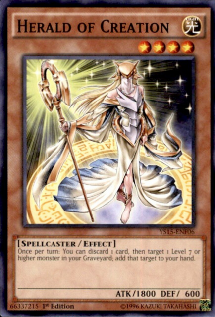 Herald of Creation [YS15-ENF06] Common Yu-Gi-Oh!