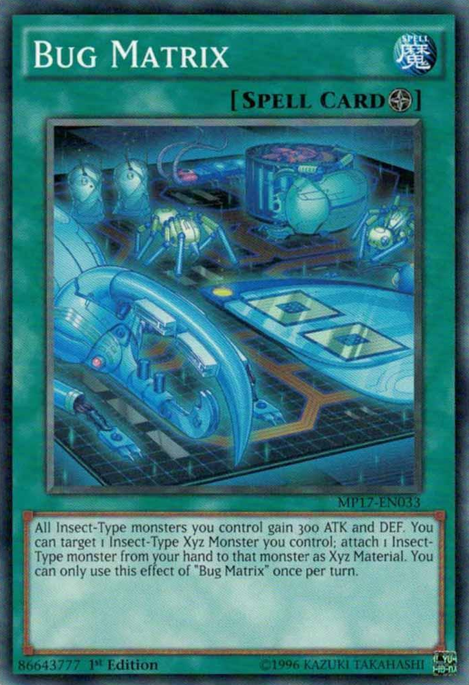 Bug Matrix [MP17-EN033] Common Yu-Gi-Oh!