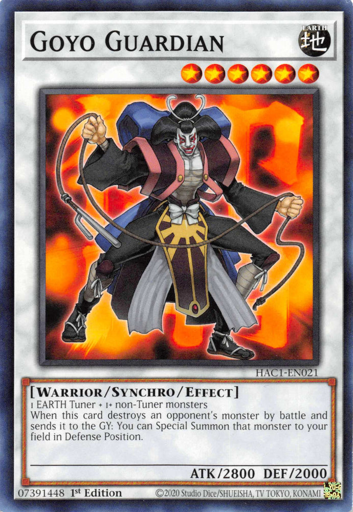 Goyo Guardian (Duel Terminal) [HAC1-EN021] Parallel Rare Yu-Gi-Oh!