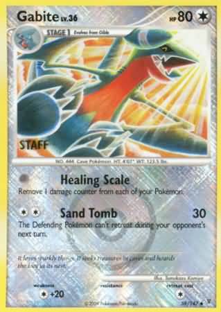 Gabite (59/147) (Championship Promo Staff) [Platinum: Supreme Victors] Pokémon