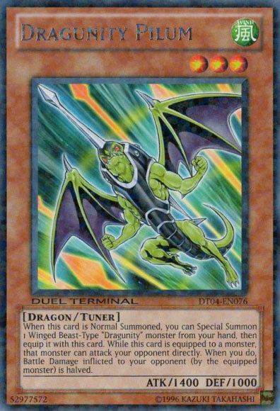 Dragunity Pilum [DT04-EN076] Rare Yu-Gi-Oh!