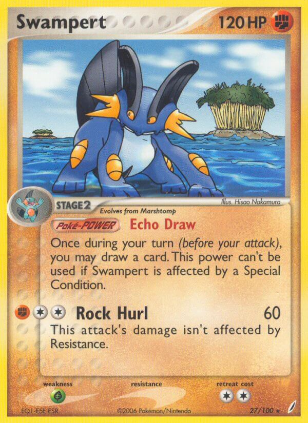 Swampert (27/100) (Theme Deck Exclusive) [EX: Crystal Guardians] Pokémon